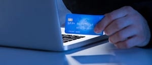 Laptop and Credit Card